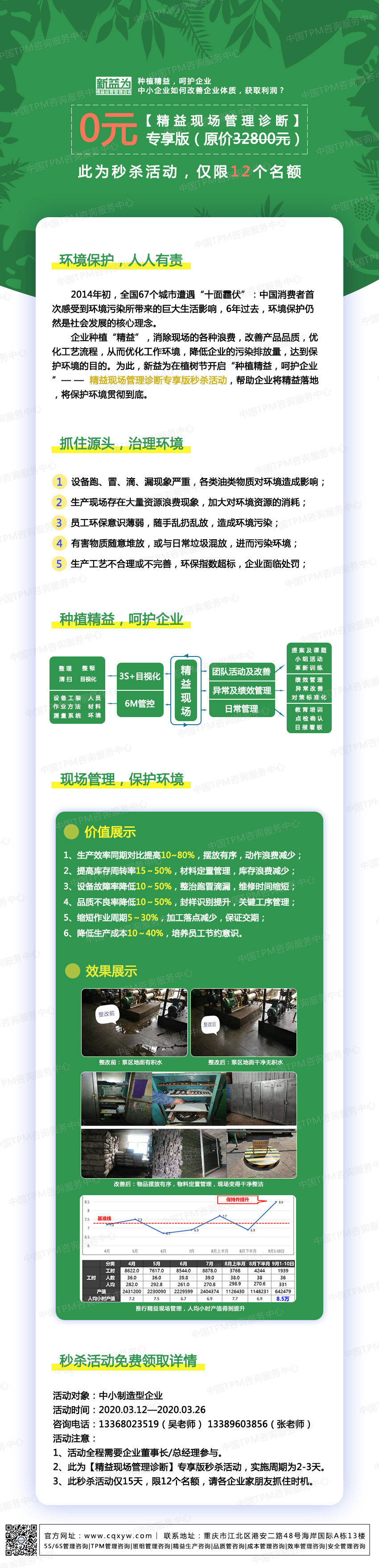 種植精益，呵護(hù)企業(yè)——精益現(xiàn)場管理診斷專享版秒殺活動